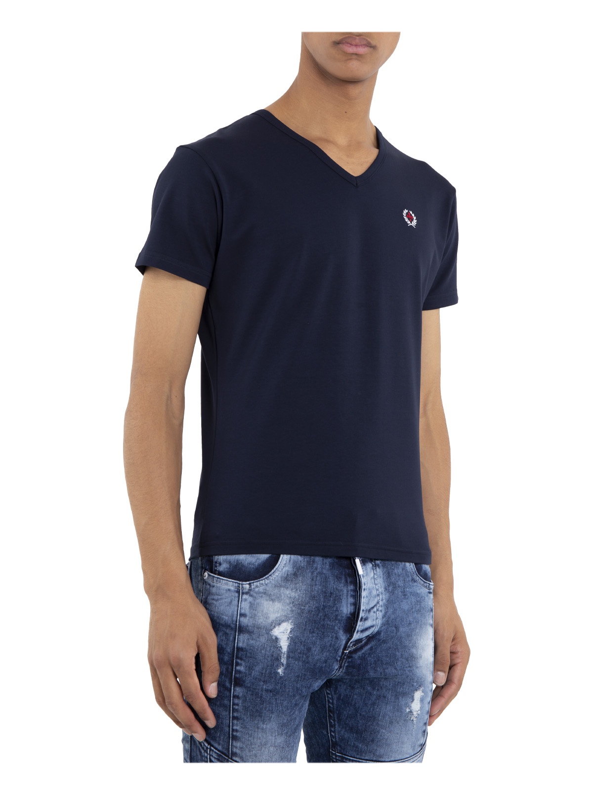 T-SHIRT SMK V COLLAR