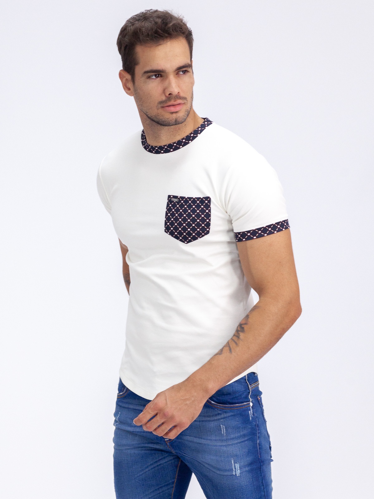T-SHIRT SMK STAND. POCKET