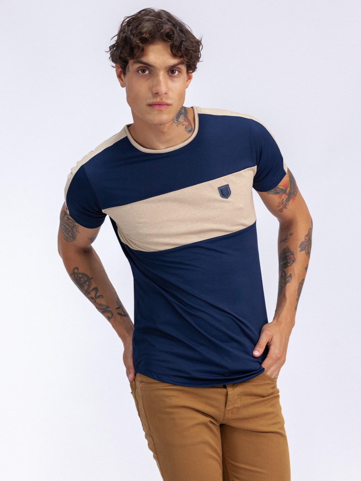 T-SHIRT SMK BLUE PLATE