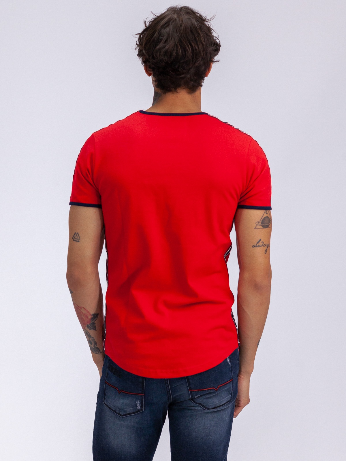 T-SHIRT SMK STRIPEDPOCKET