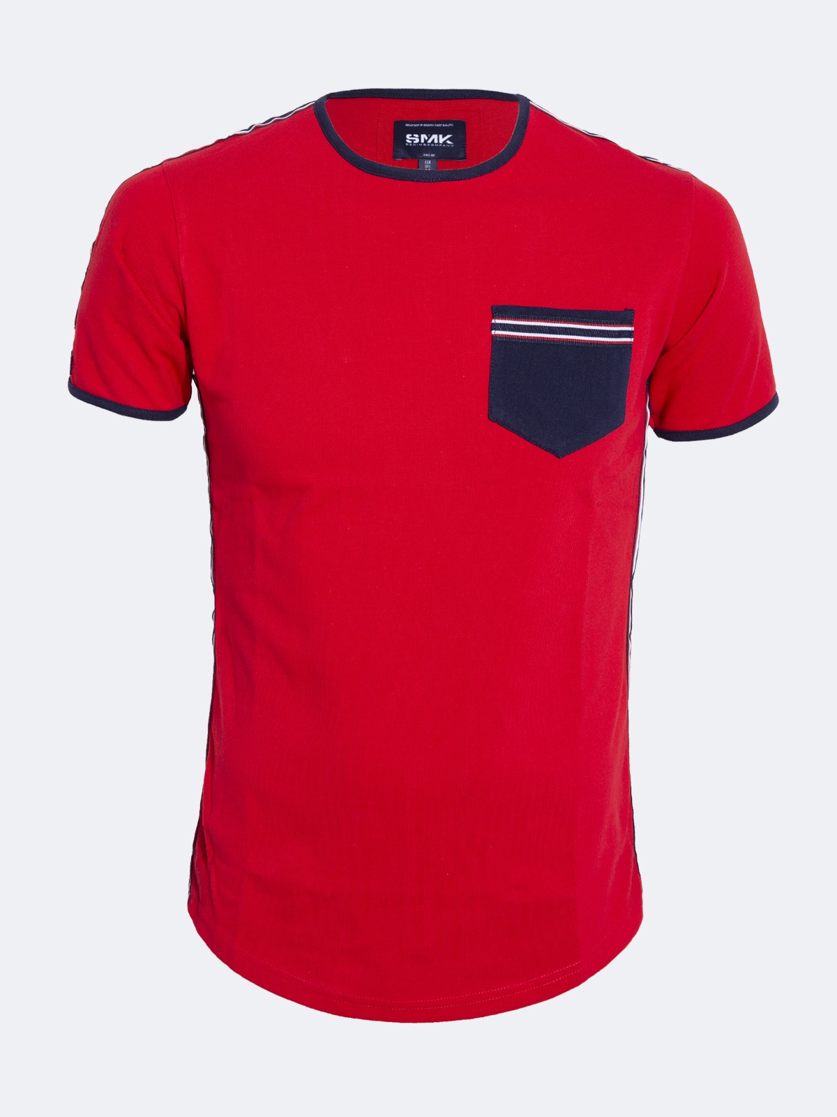 T-SHIRT SMK STRIPEDPOCKET