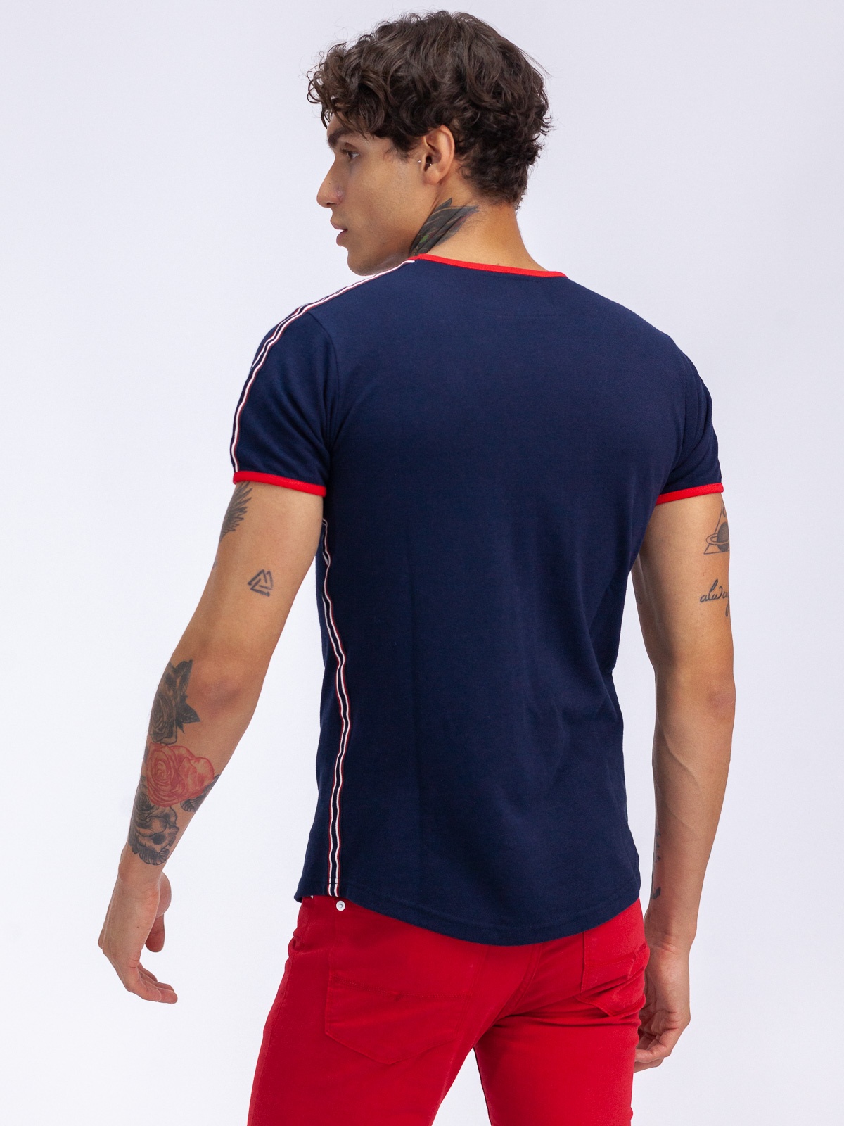 T-SHIRT SMK STRIPEDPOCKET