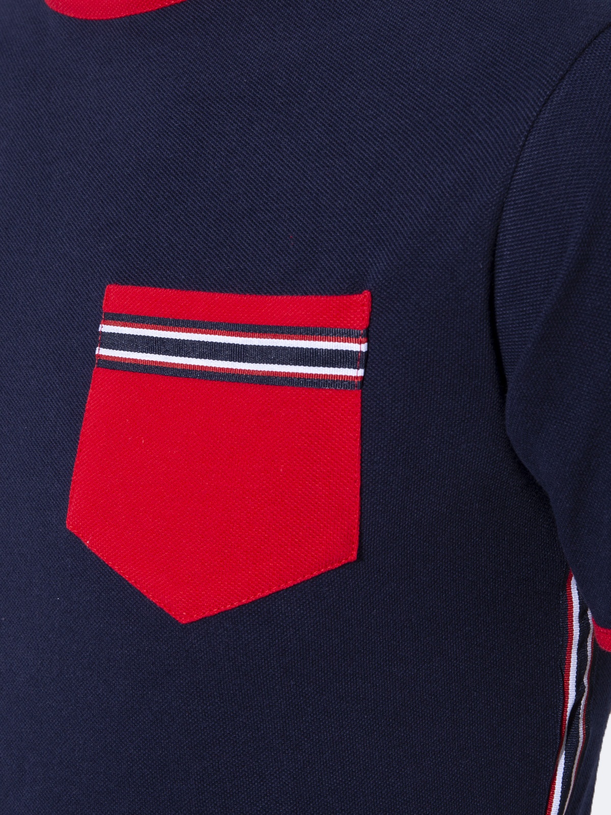 T-SHIRT SMK STRIPEDPOCKET