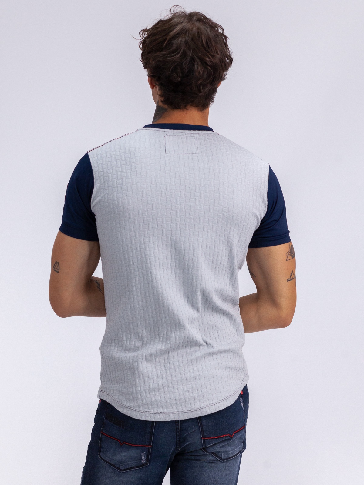 T-SHIRT SMK BLUE POCKET