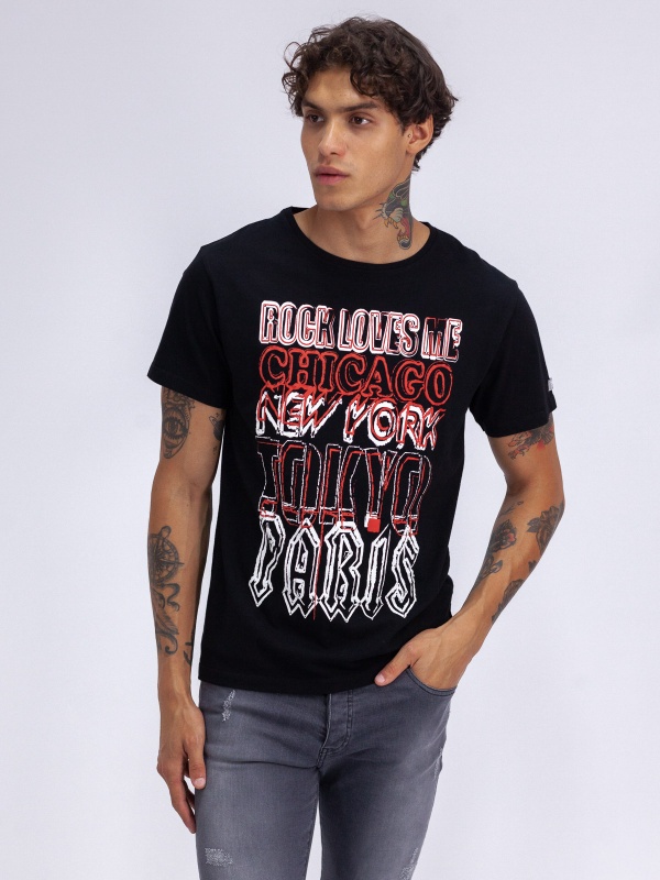 T-SHIRT SMK ROCK LOVES ME