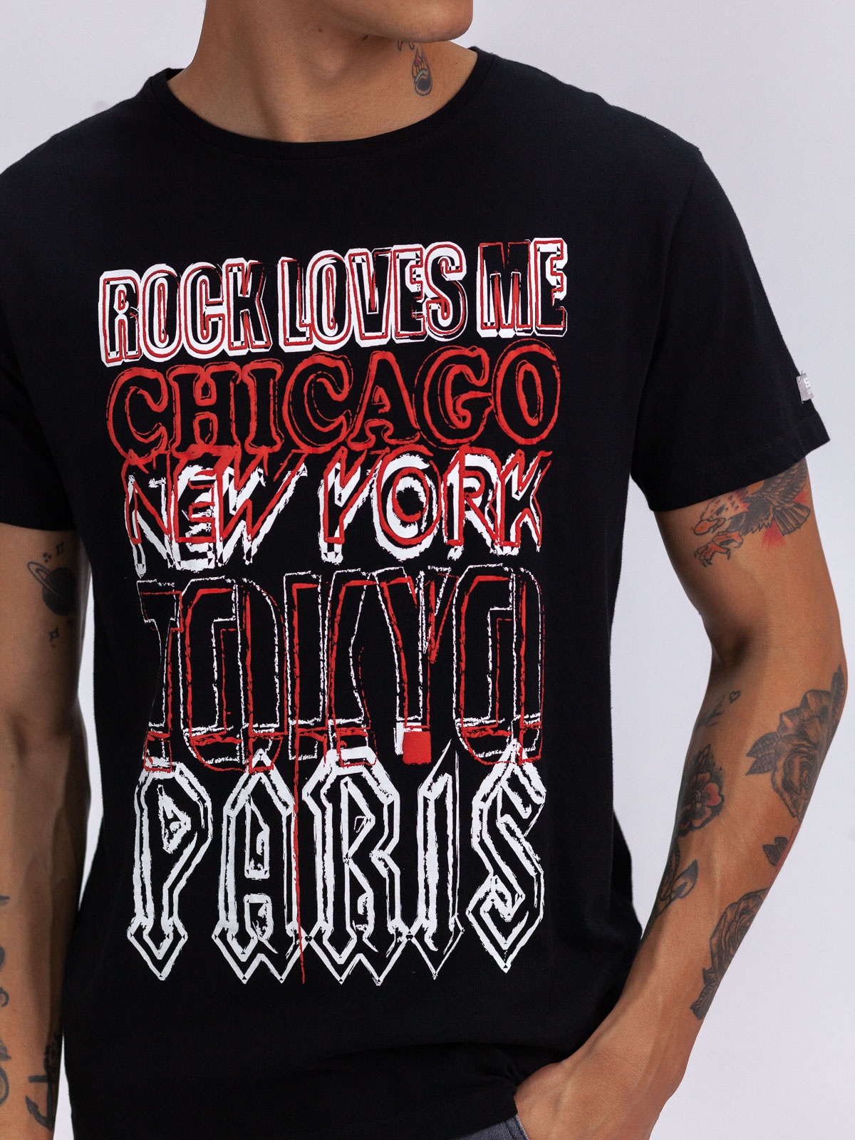 T-SHIRT SMK ROCK LOVES ME