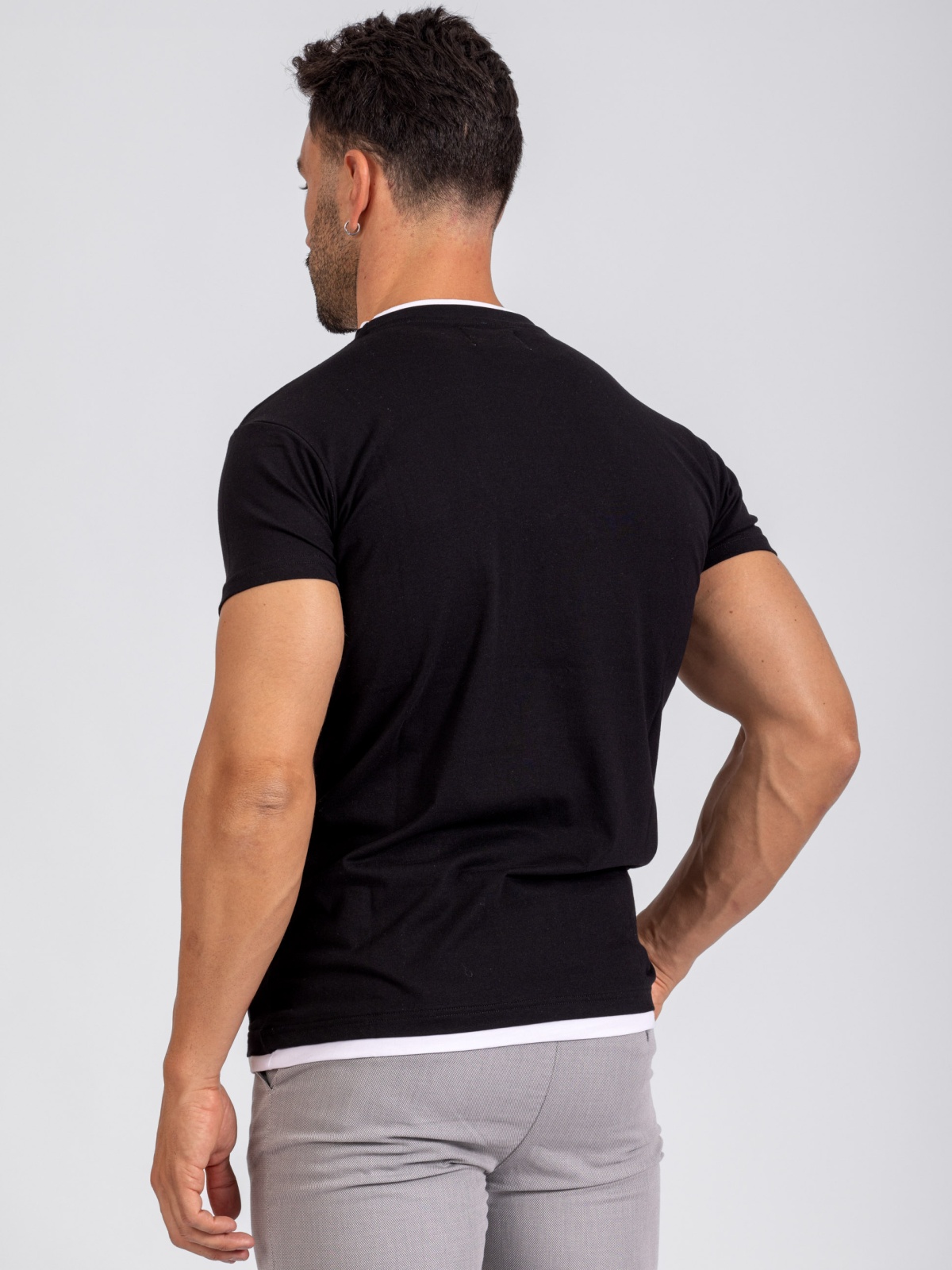 T-SHIRT BASIC GOLA DUPLA