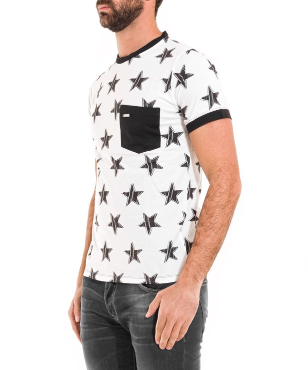 T-SHIRT POCKET STARS