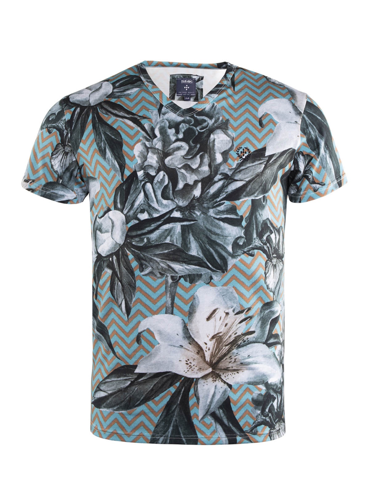 T-SHIRT SMK FLOWER STAMP