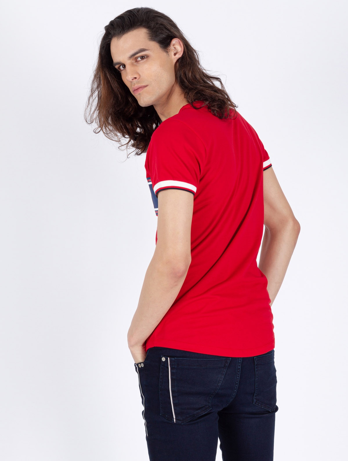 T-SHIRT SMK CHEST LINE