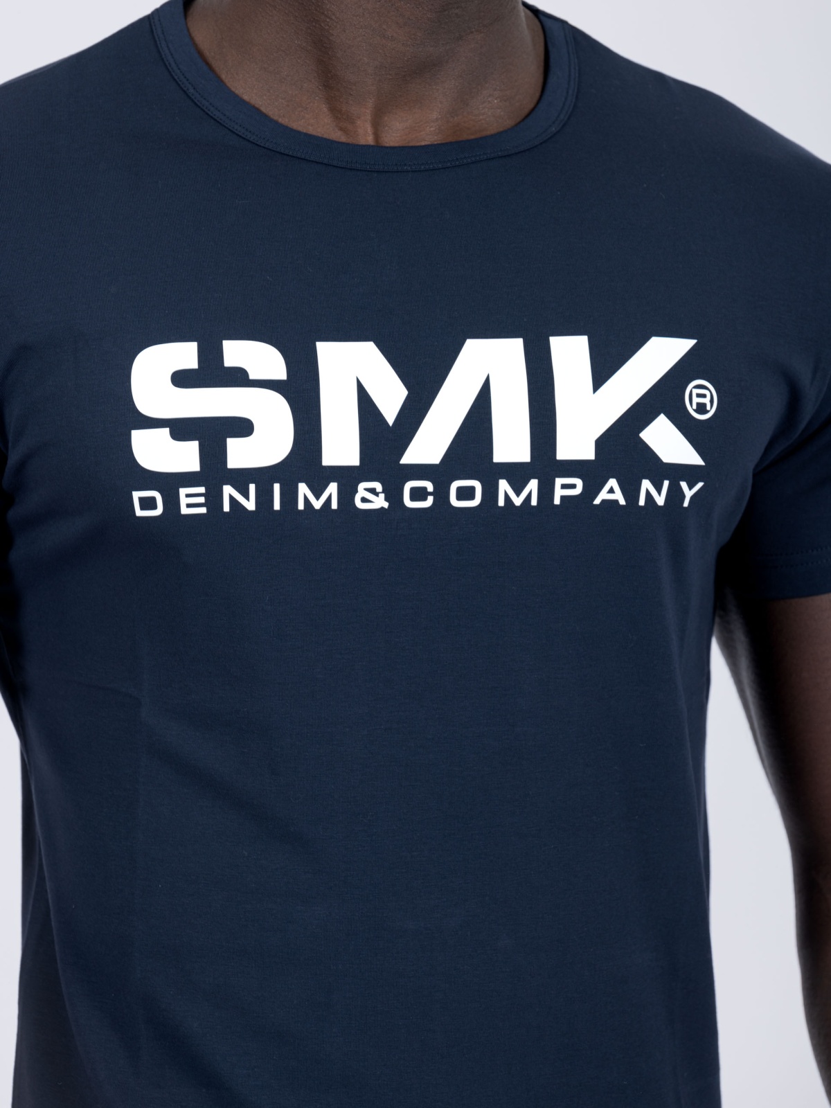 T-SHIRT SMK MARINHO LOGO