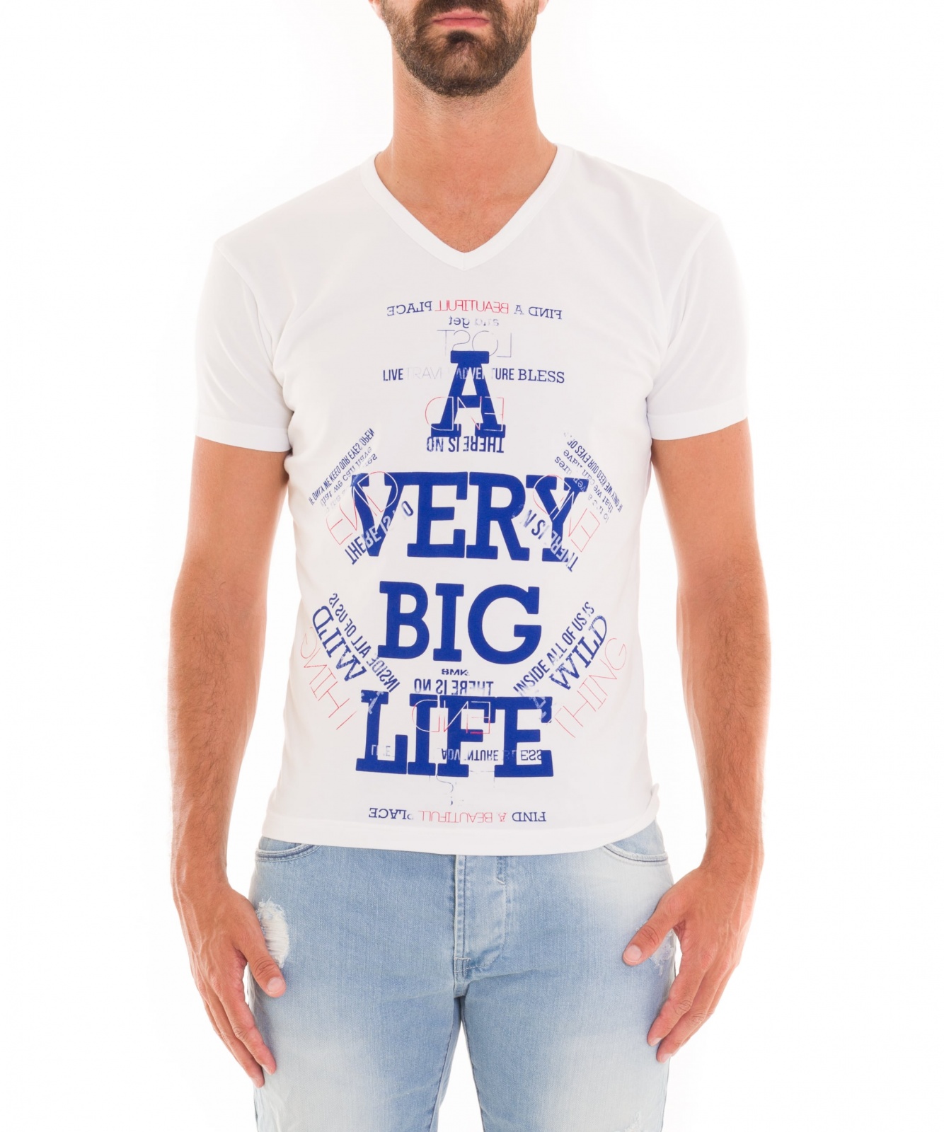 T-SHIRT BLUE BIG LIFE