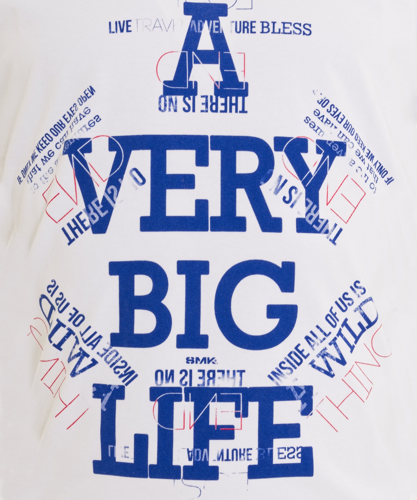 T-SHIRT BLUE BIG LIFE