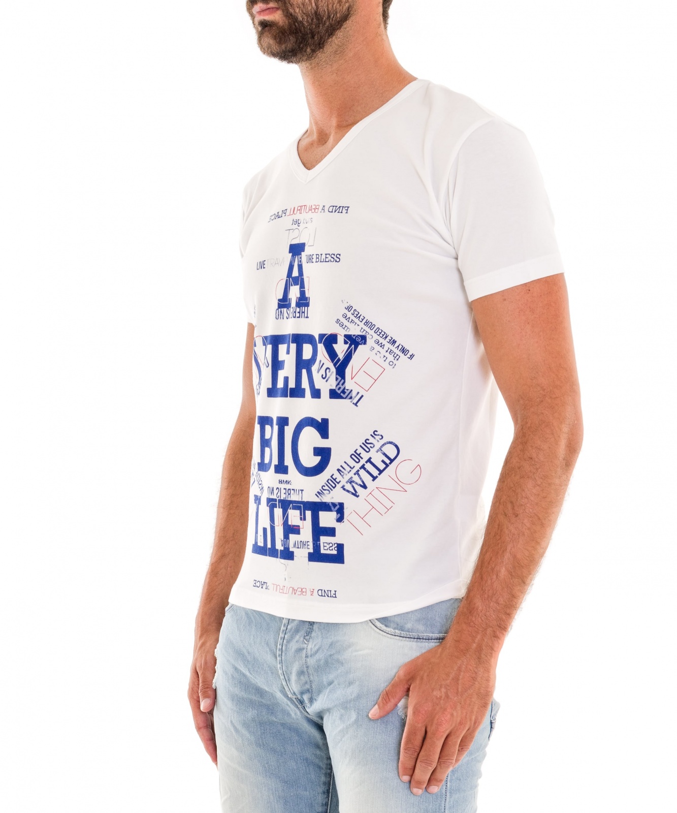 T-SHIRT BLUE BIG LIFE