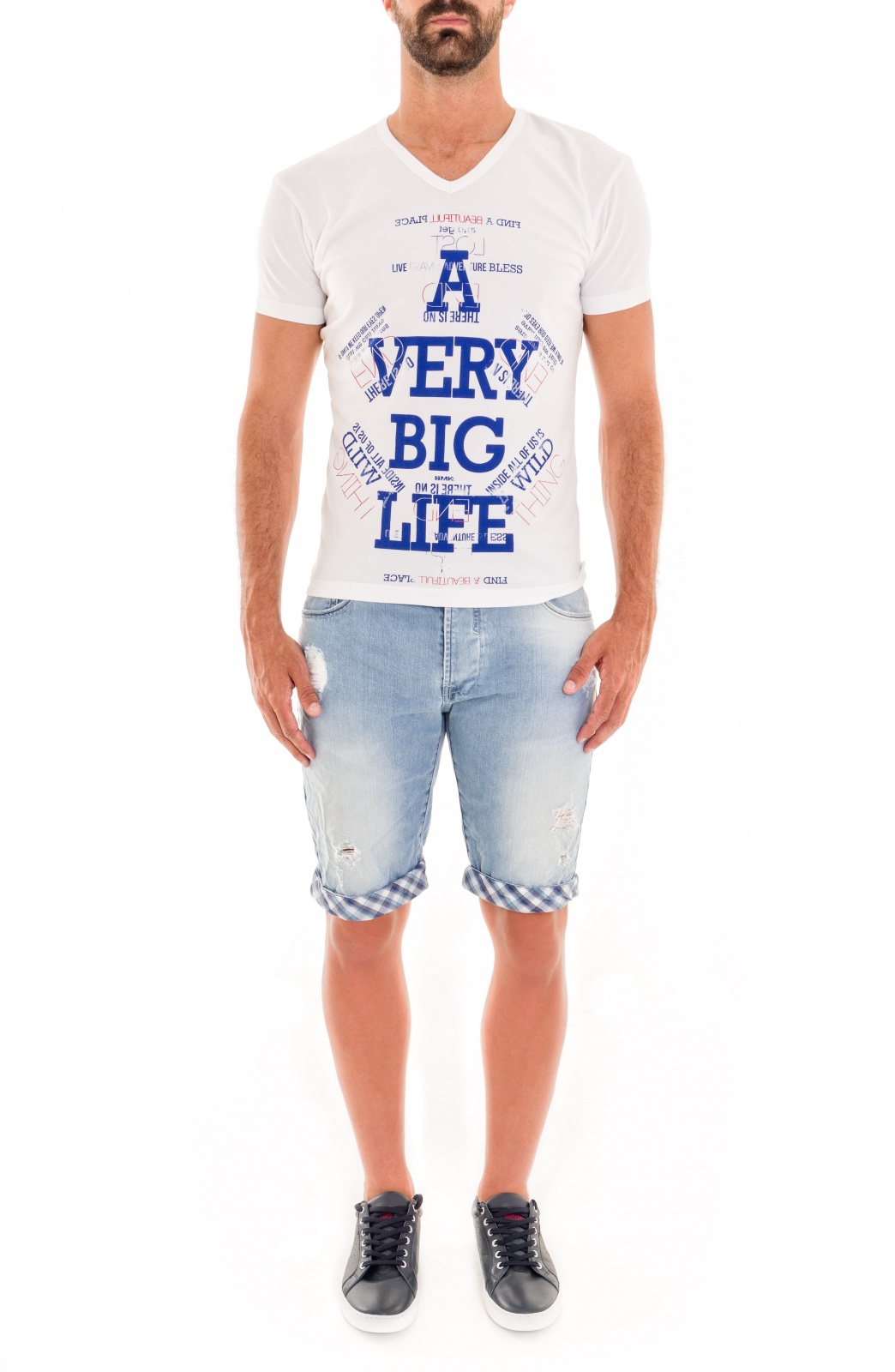 T-SHIRT BLUE BIG LIFE