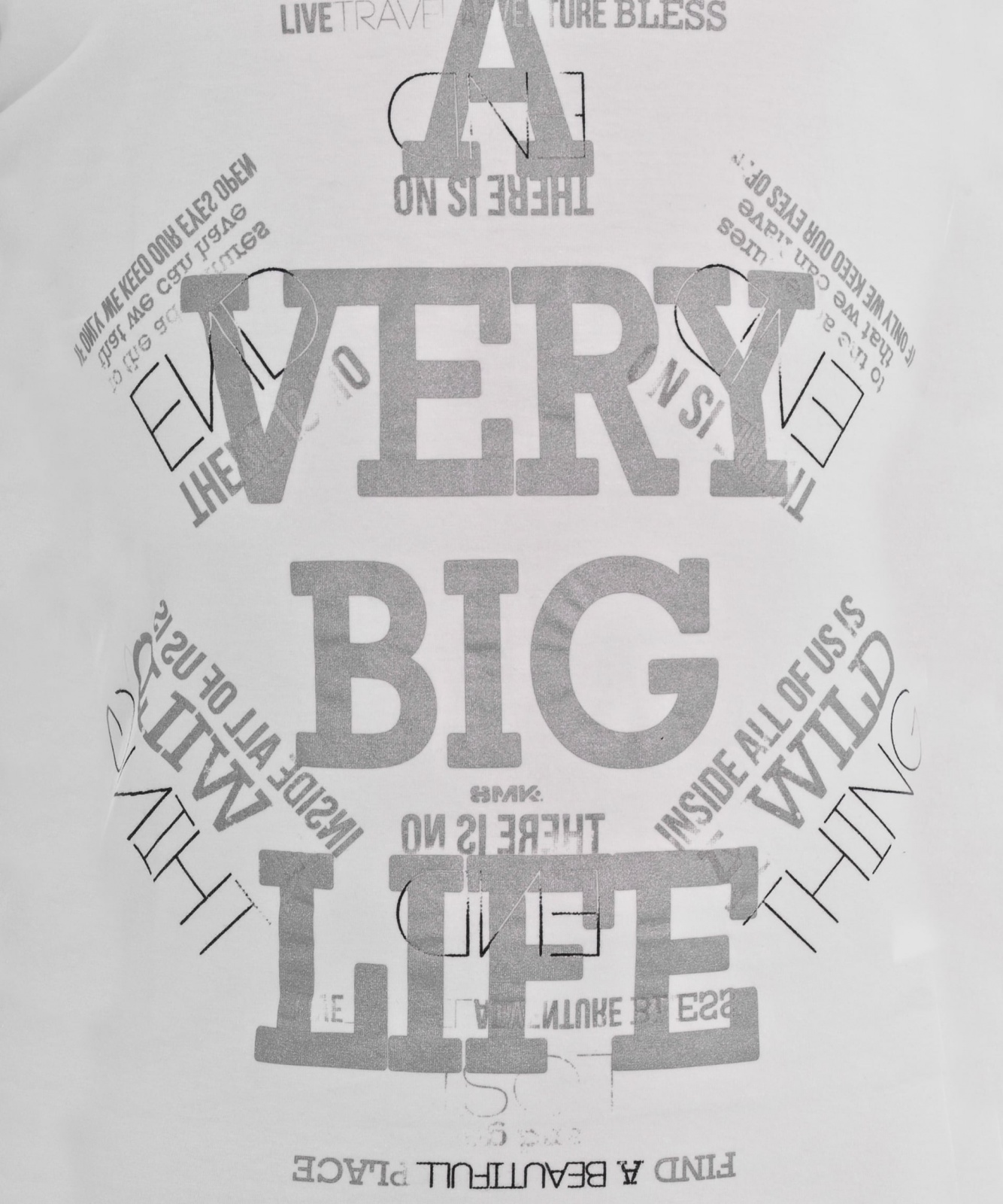 T-SHIRT BLACK BIG LIFE