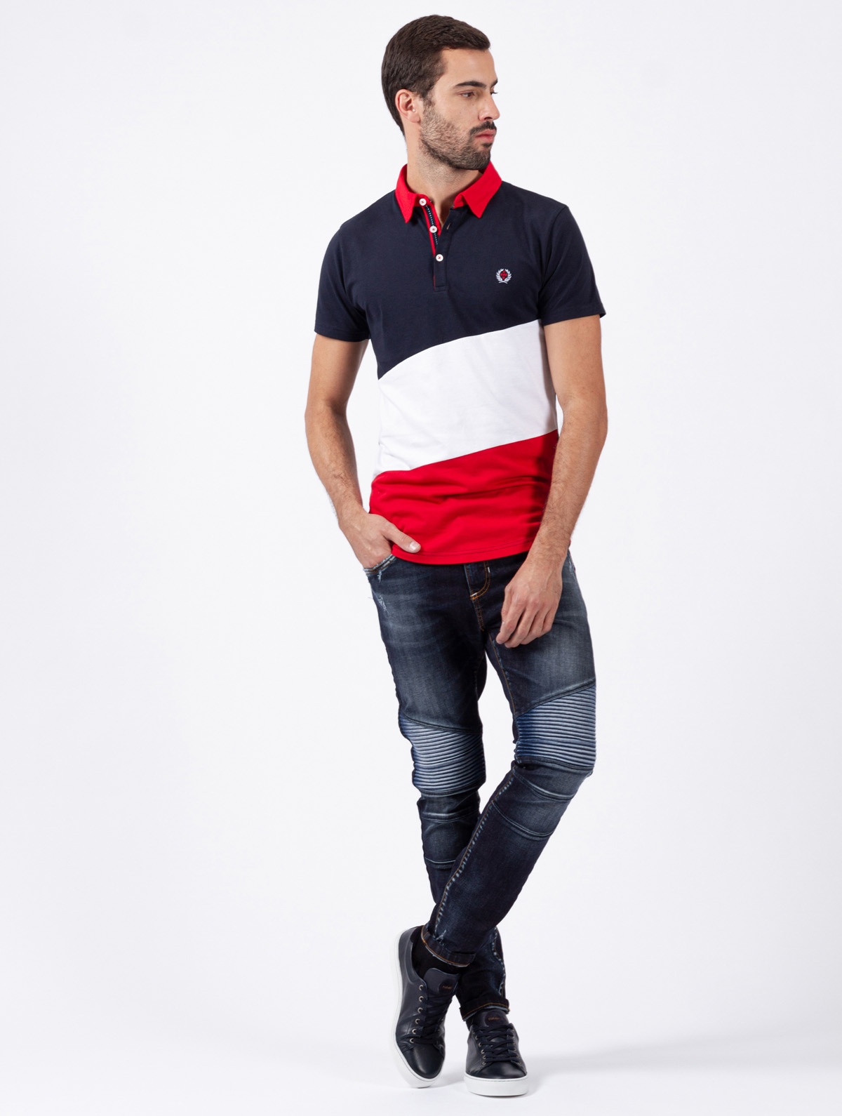 POLO SMK TRICOLOR