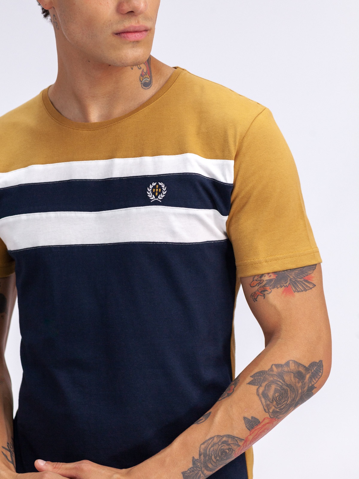 T-SHIRT SMK CHEST STRIPES