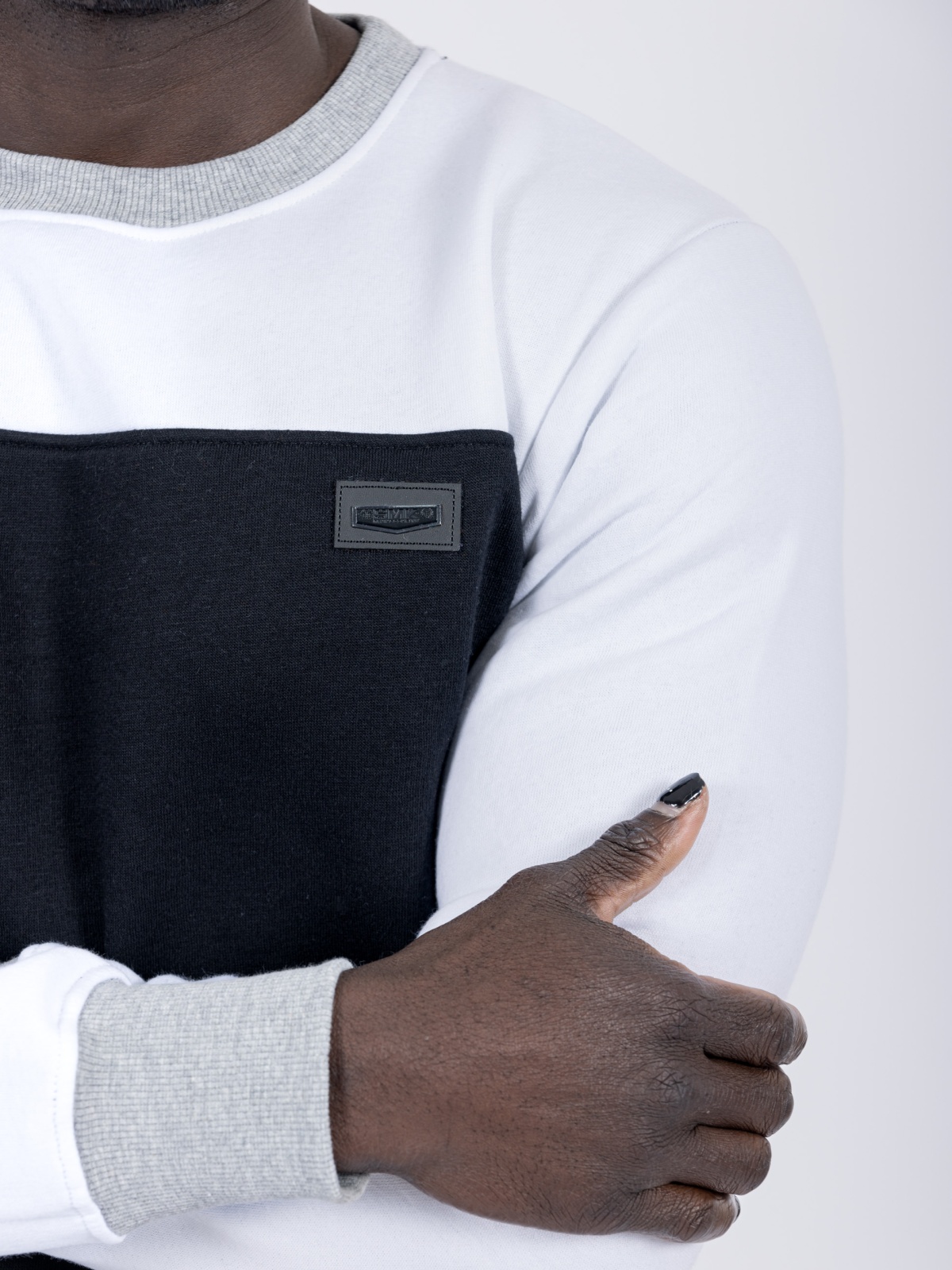 SWEAT SMK COLOR SHOULDER