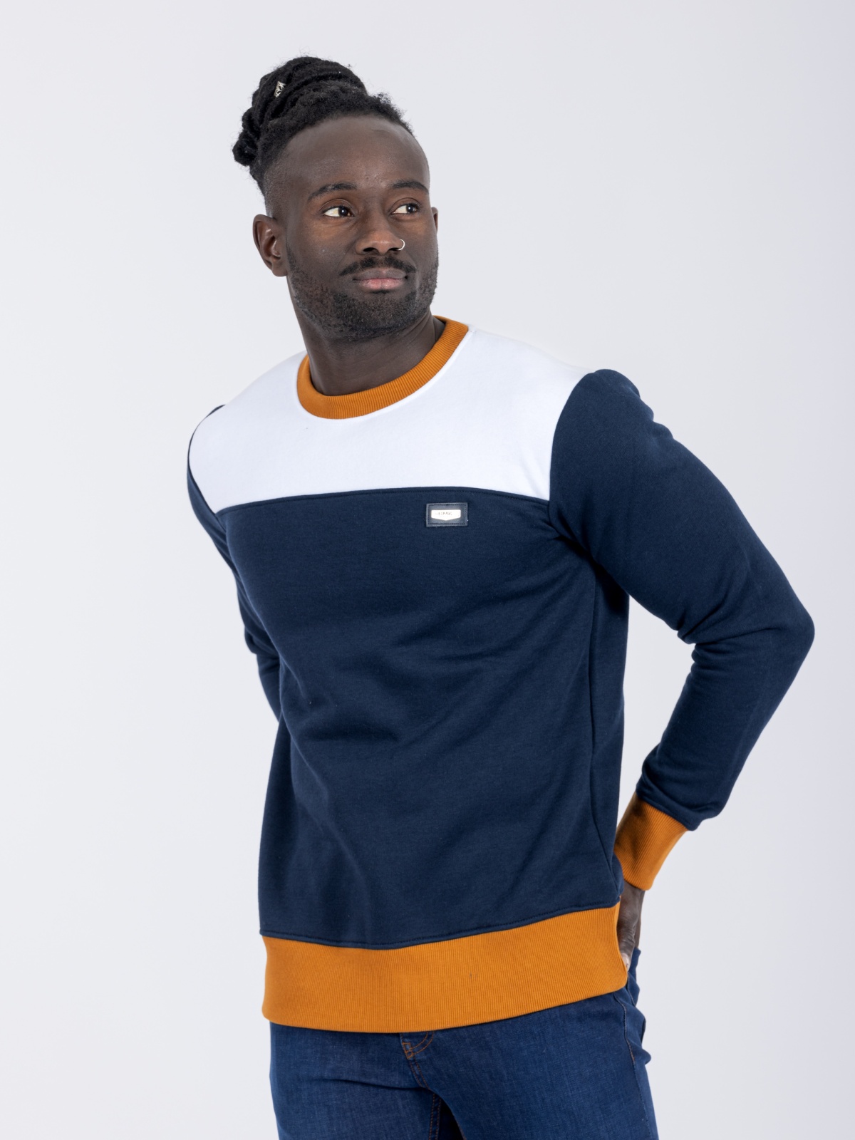 SWEAT SMK COLOR SHOULDER