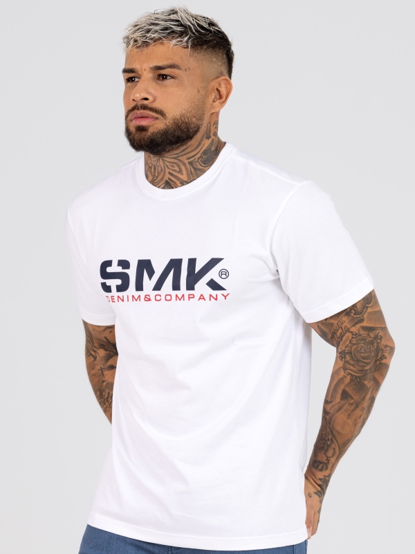 T-SHIRT SMK DENIM M/VERME