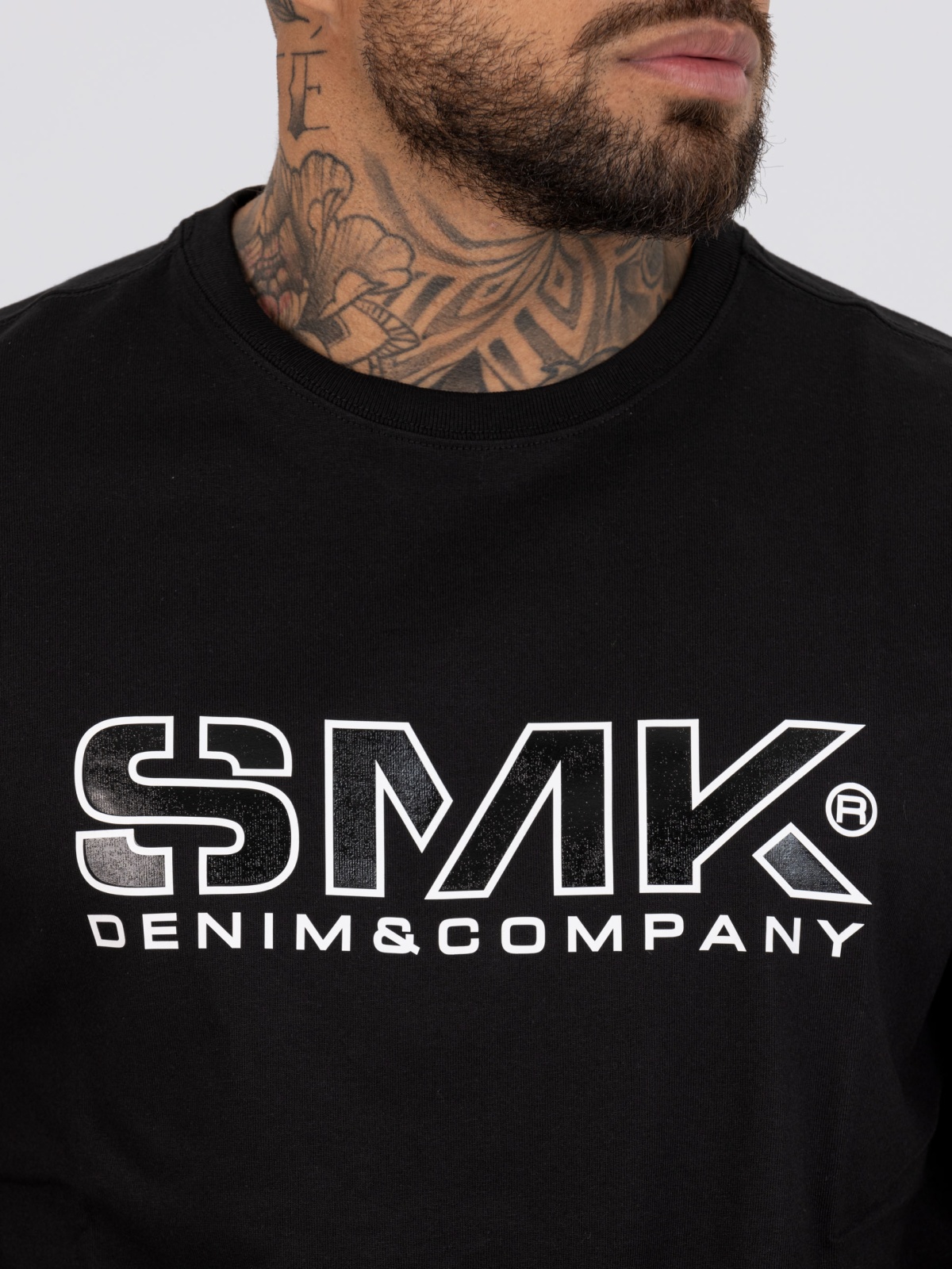 T-SHIRT SMK DENIM LOGO BR