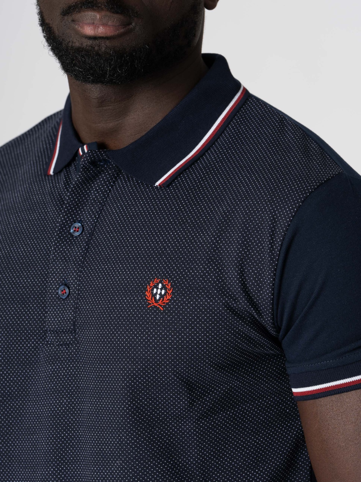 POLO SMK MARINHO BORDADO