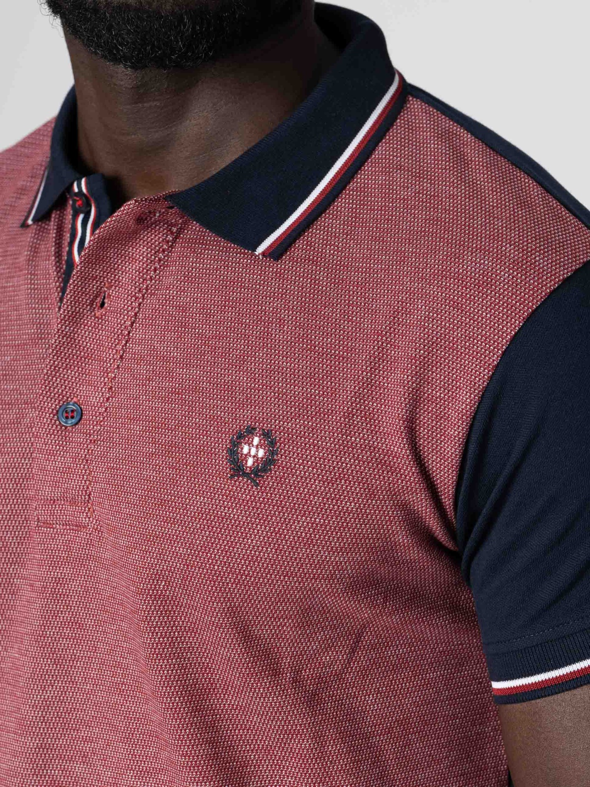 POLO SMK BORDEAUX BORDADO