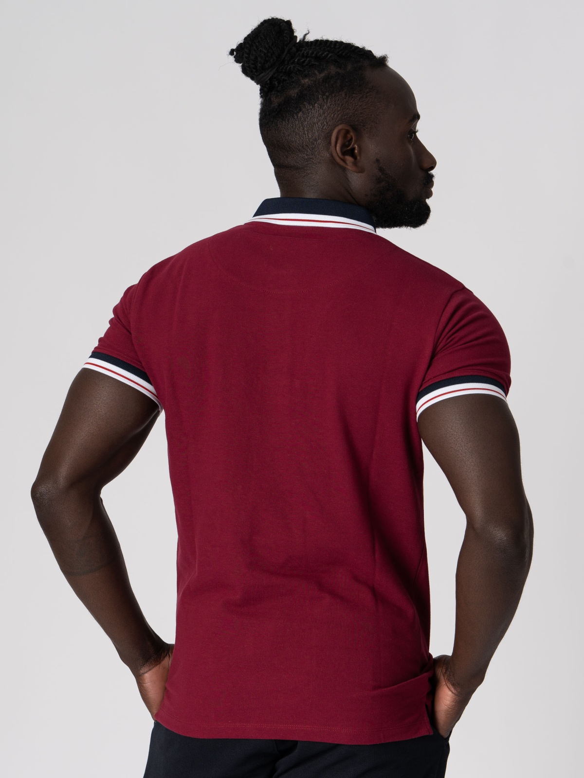 POLO SMK BORDEAUX CHAPA