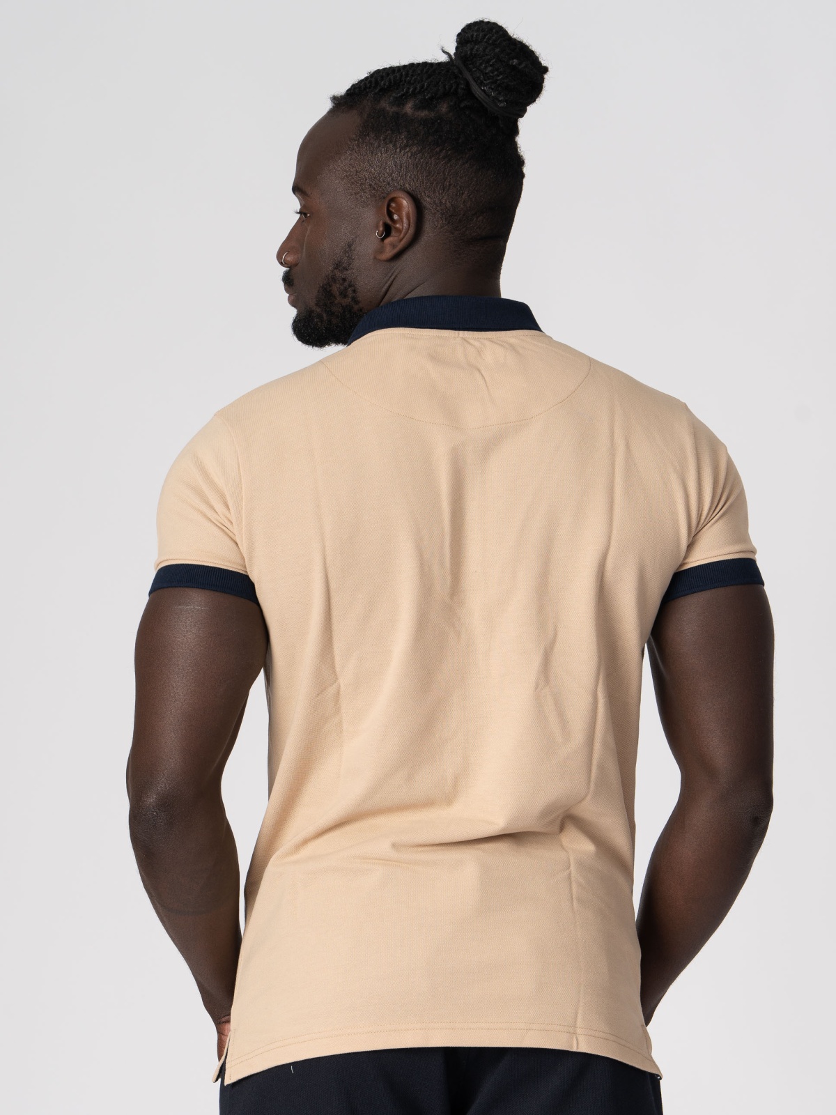 POLO SMK CAMEL MARINHO
