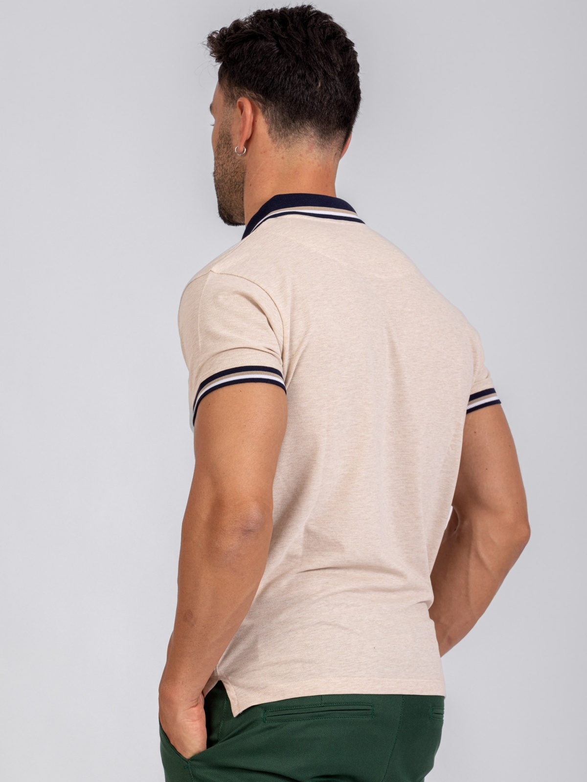 POLO SMK BEGE QUADRADA