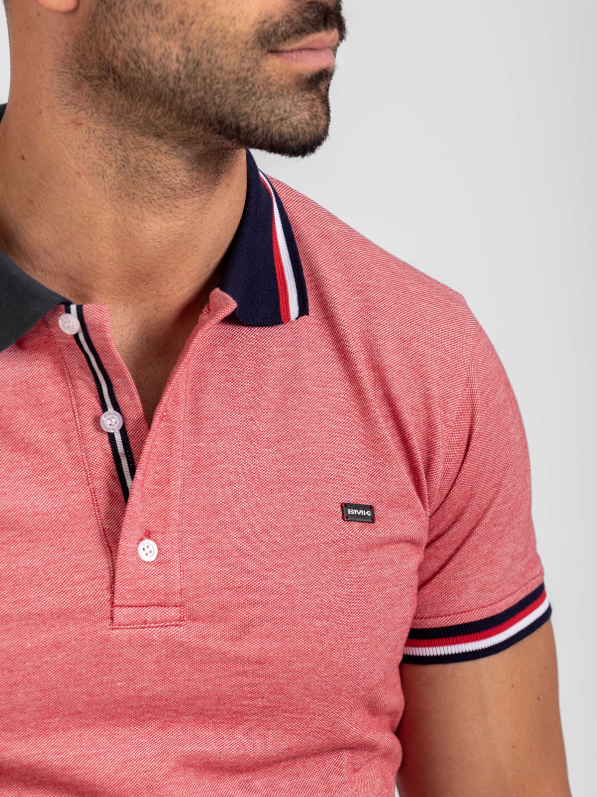 POLO SMK VERMELHO QUADRAD