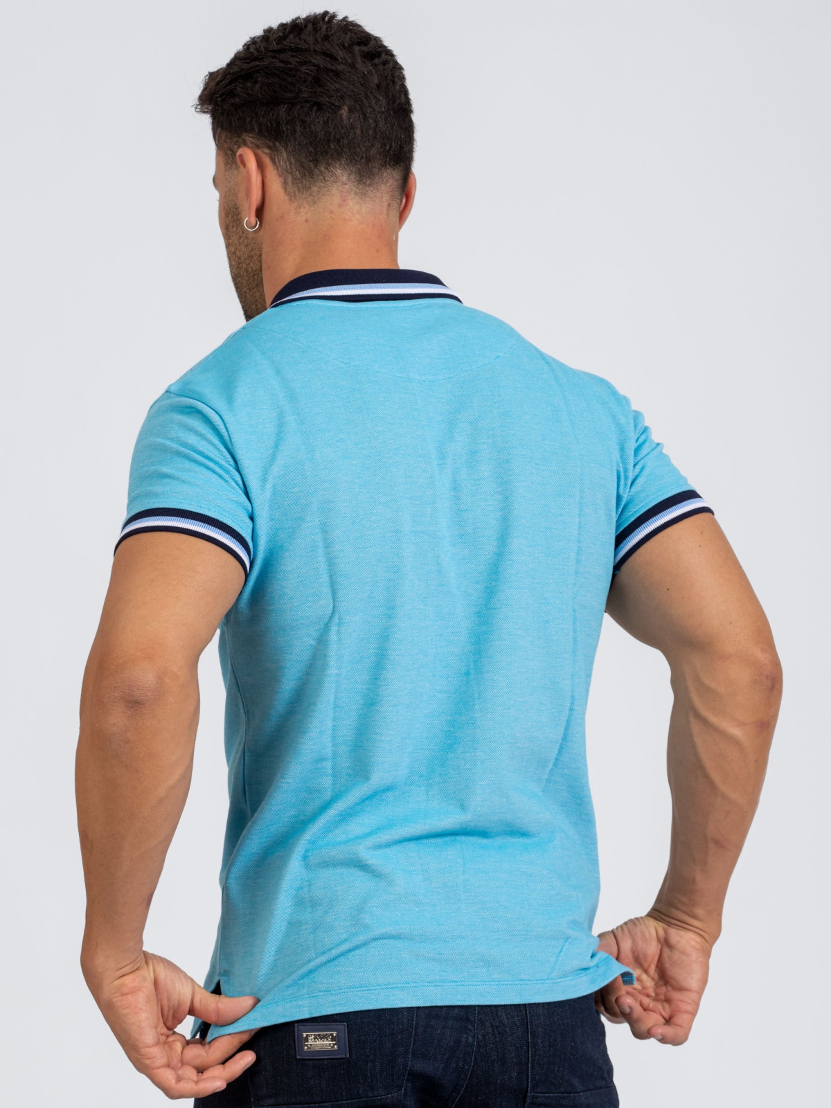 POLO SMK AZUL QUADRADA