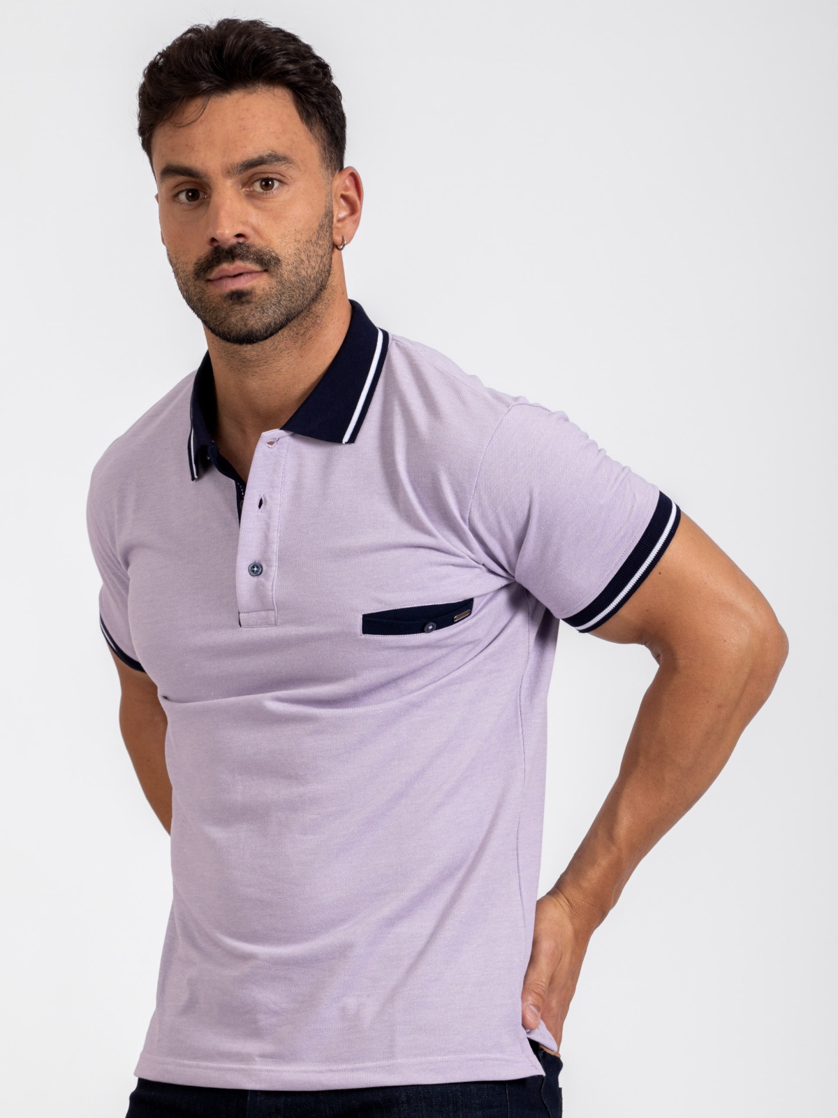 POLO SMK LILAS DOIS FUROS