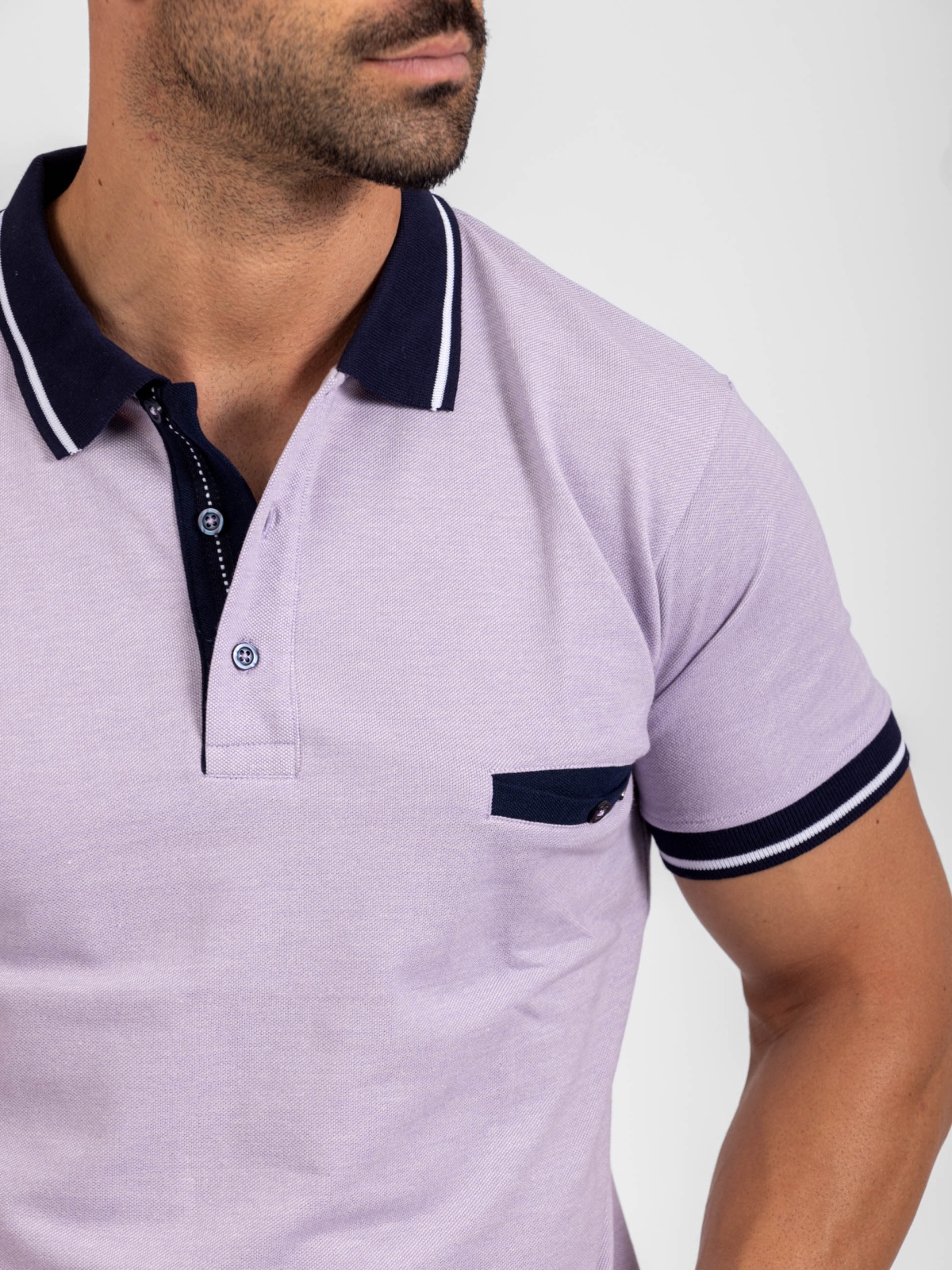 POLO SMK LILAS DOIS FUROS