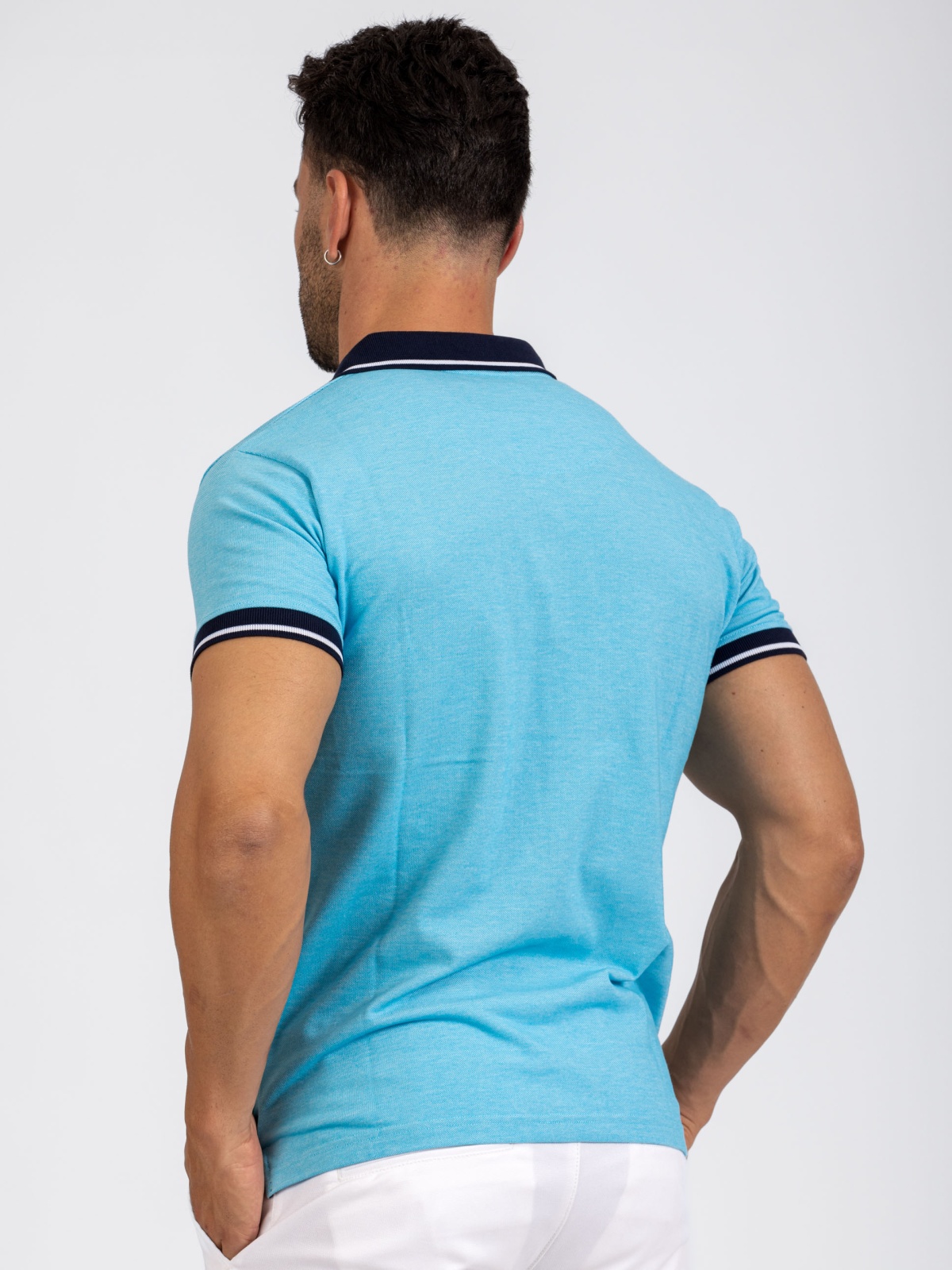 POLO SMK AZUL DOIS FUROS
