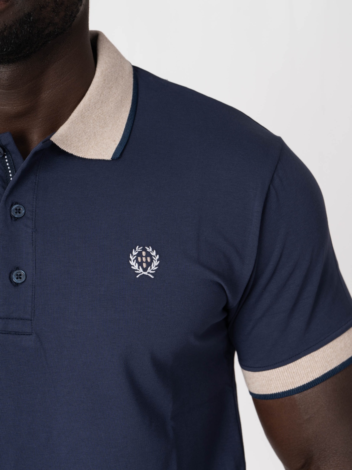 POLO SMK MARINHO BORDADO