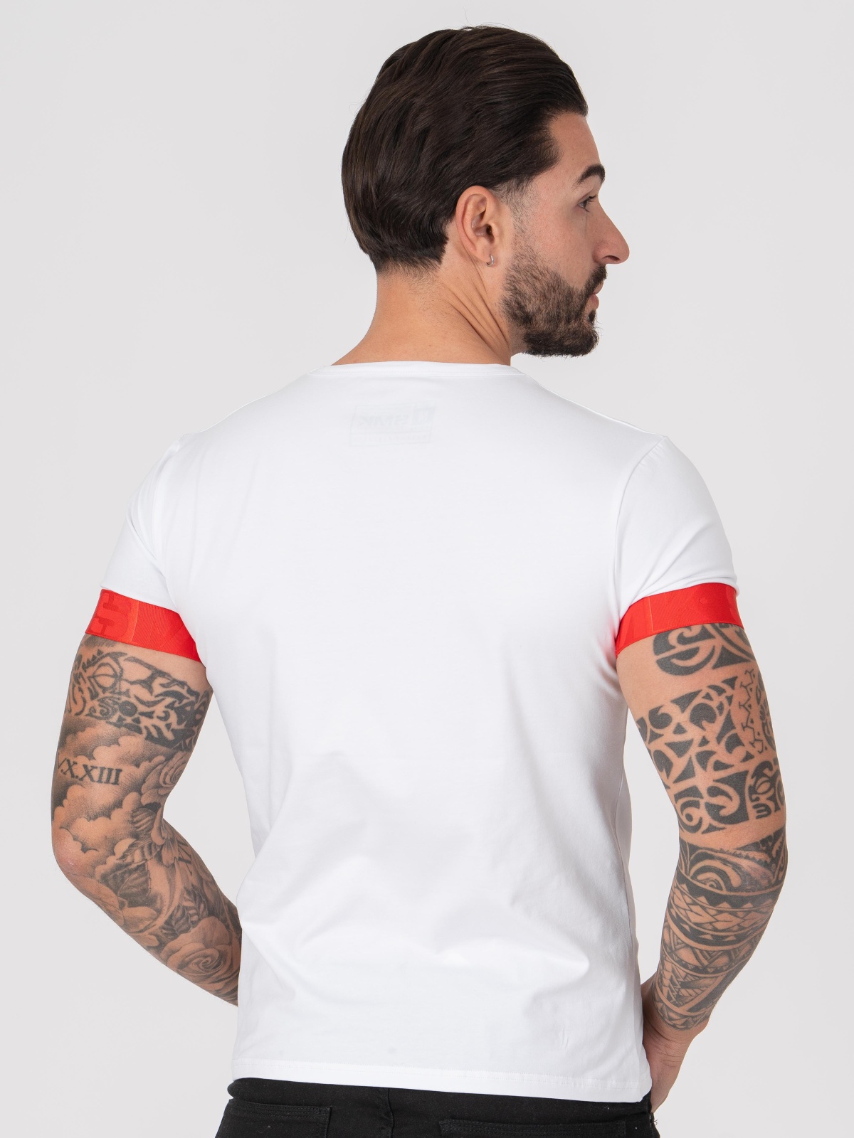 T-SHIRT SMK BRANCO VERMEL
