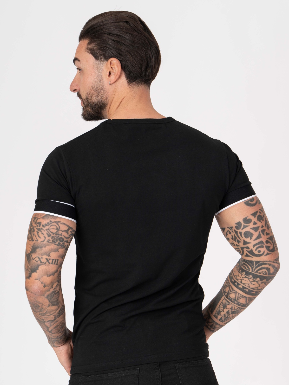 T-SHIRT SMK PRETO PRETO