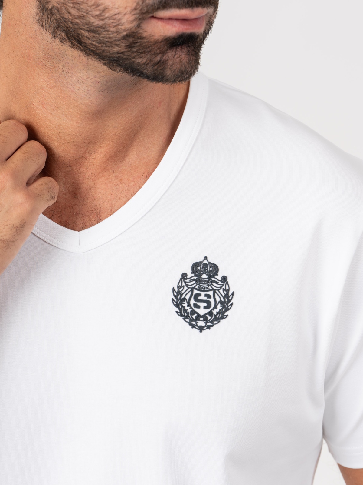 T-SHIRT SMK BRAAO BRANCO