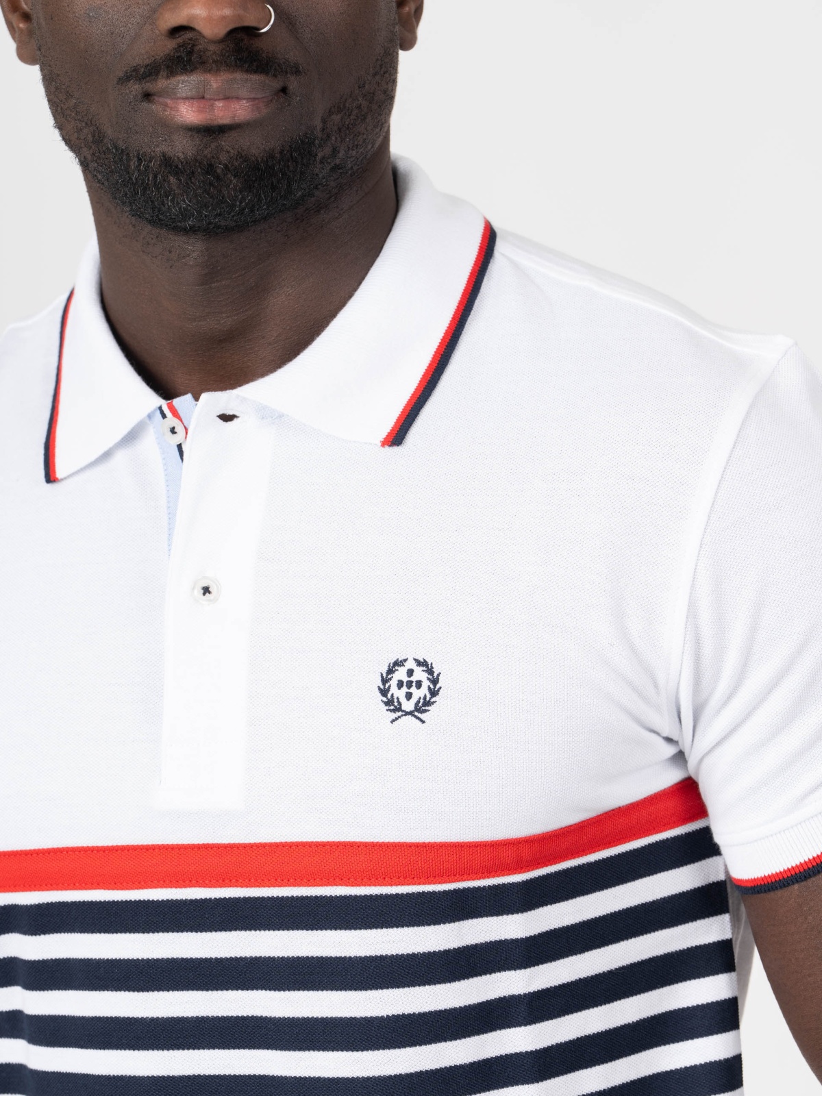 POLO SMK BRANCO RISCAS