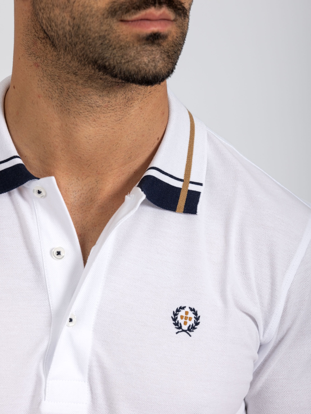 POLO SMK BRANCO GOLA M