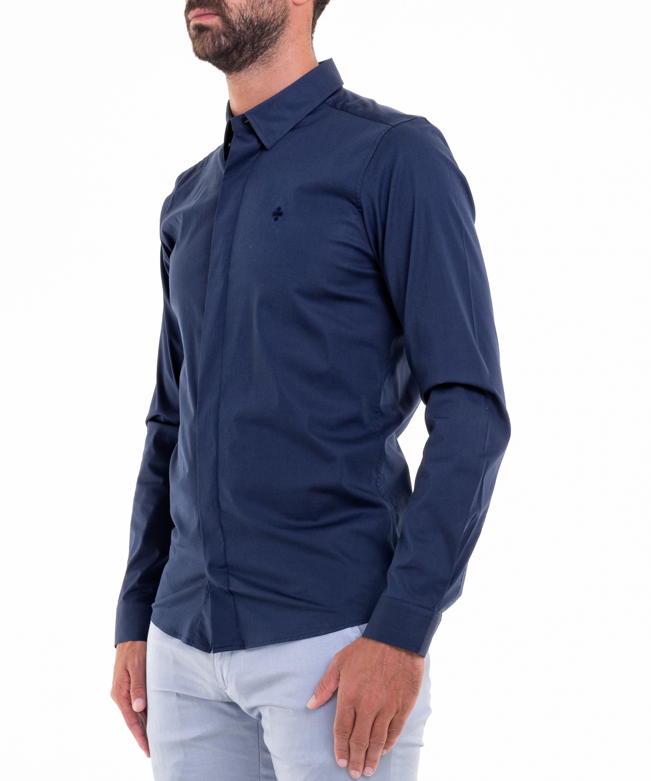 CAMISA HIDDEN BUTTON
