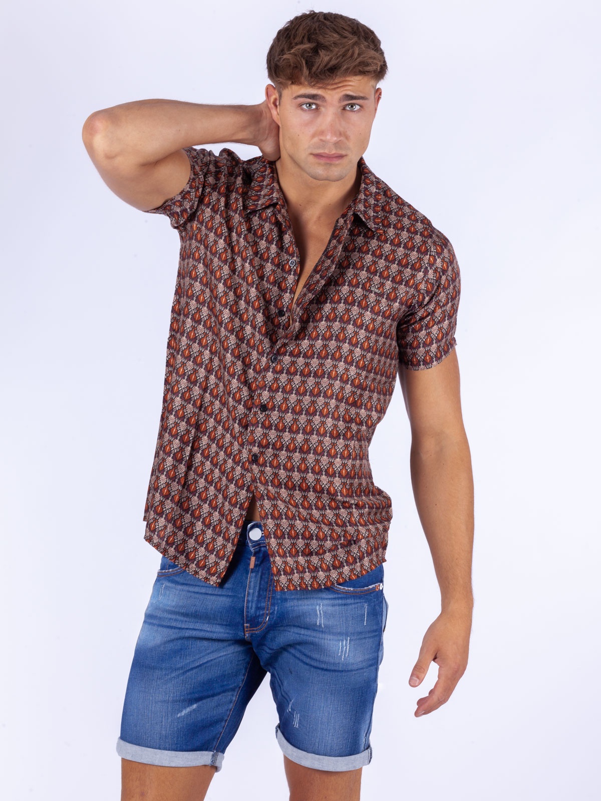 CAMISA SMK NUT-BROWN