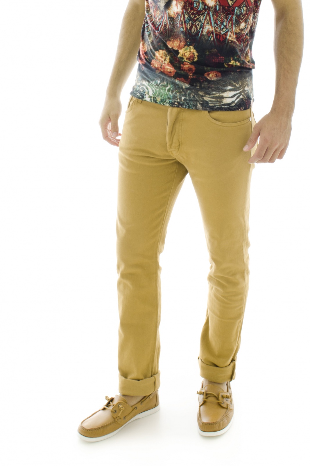 CALÇA ELASTIC DENIM