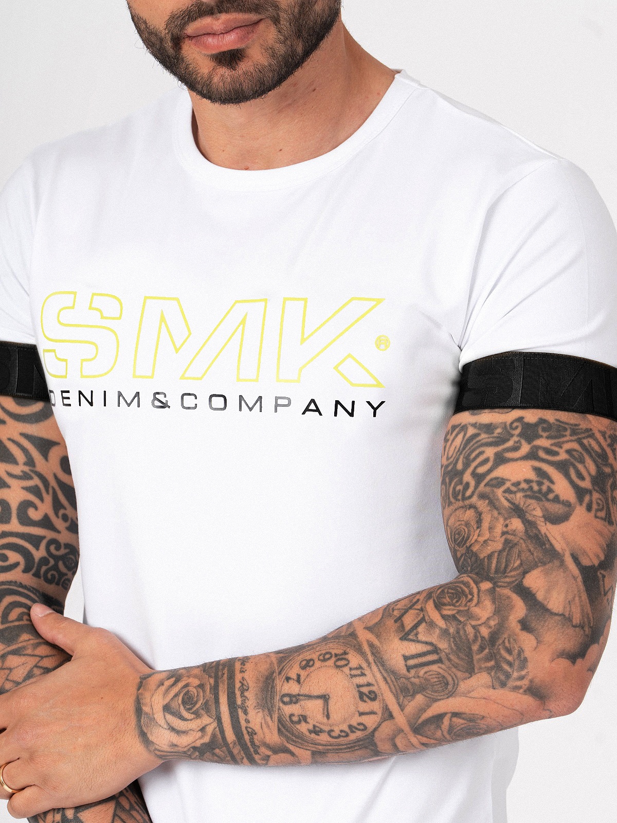 T-SHIRT SMK BRANCO AMAREL