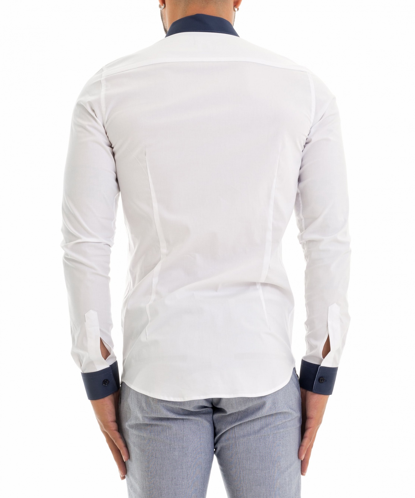 CAMISA COLLAR CONTRASTE