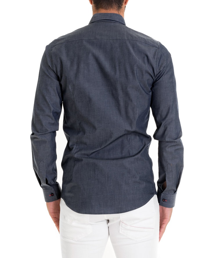 CAMISA SLIM BLUE