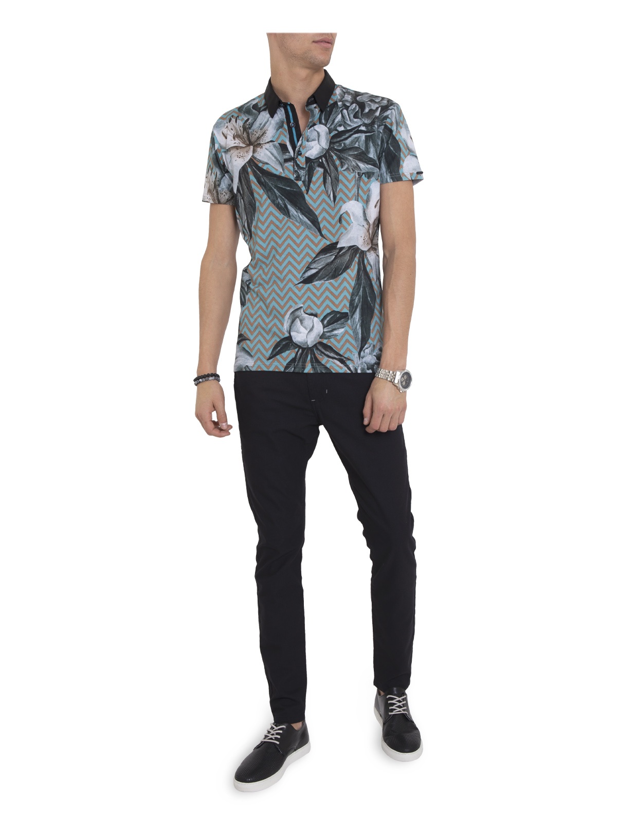 POLO SMK FLOWER LINES