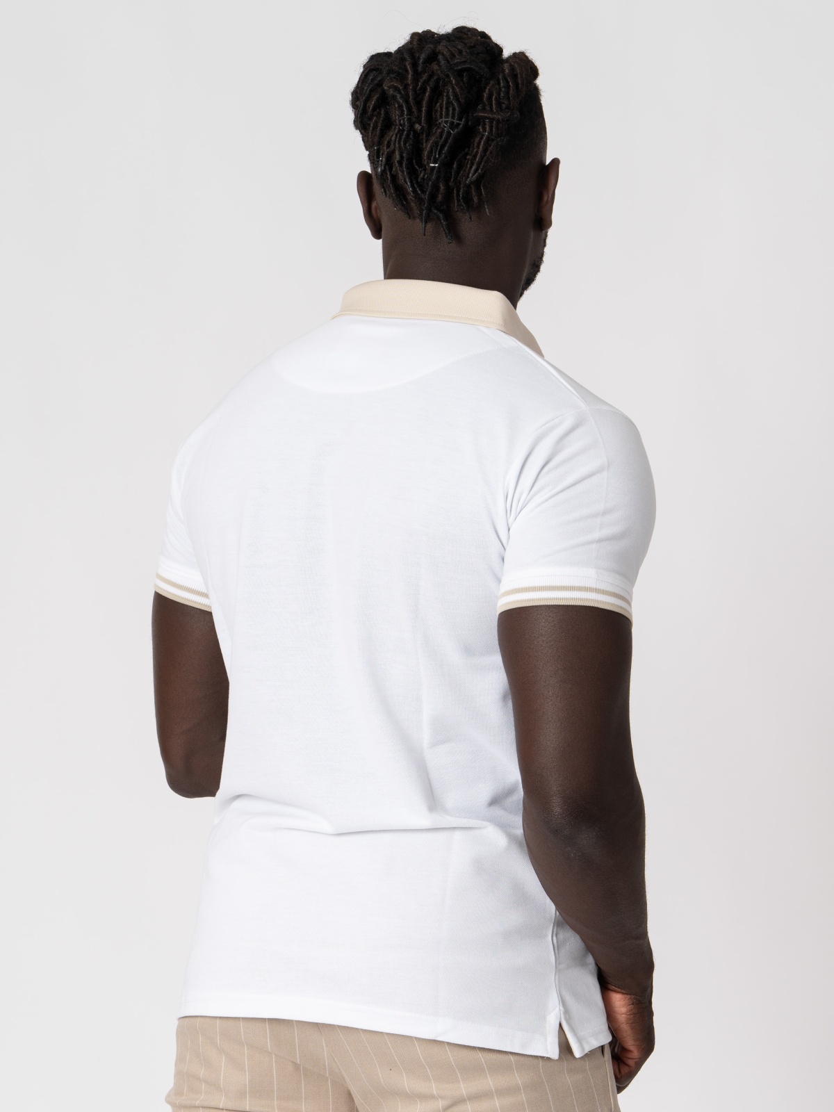 POLO SMK BRANCO AREIA
